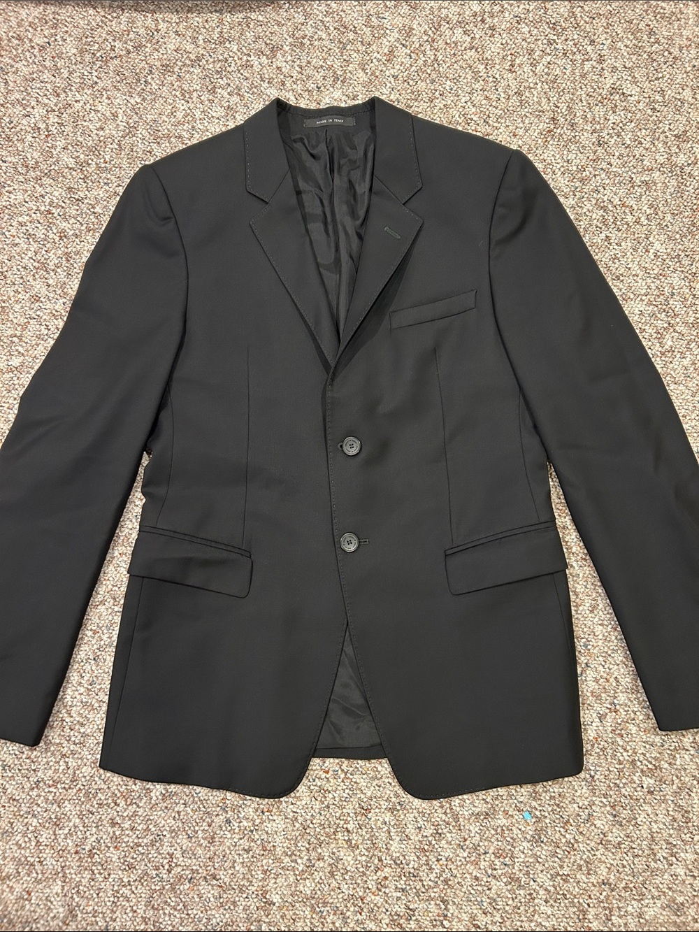Emporio Armani Black Men's Two-Piece Suit